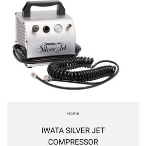 Iwata studio series silver jet
